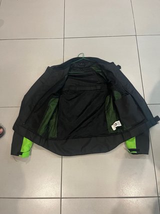 Chaqueta Moto Acerbis Talla XL Negra/Verde