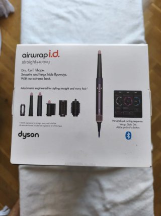 Dyson secador/rizador rosa y morado