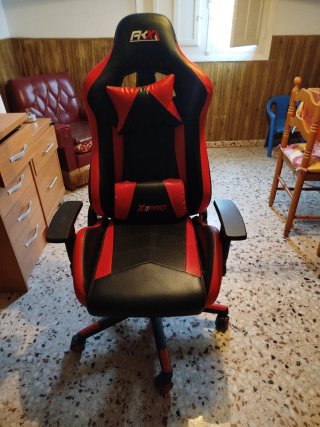Silla Gamer Negra y Roja