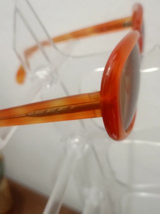 Gafas Retro de los  80 Nuevas Naranja Marrón