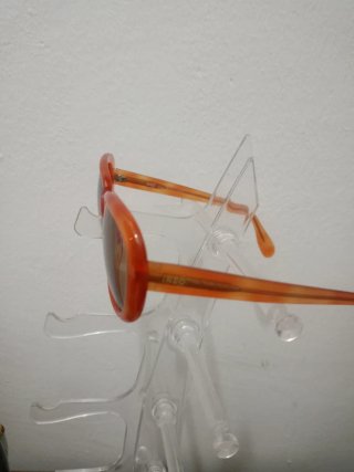 Gafas Retro de los  80 Nuevas Naranja Marrón