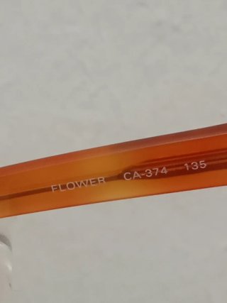 Gafas Retro de los  80 Nuevas Naranja Marrón