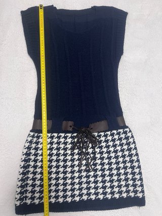 Vestido Corto de Punto Talla XS (Ver medidas)
