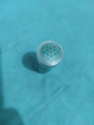 2 Tarritos Purpurina Plata y Verde 20ml