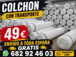 Colchón con transporte toda españa 49€