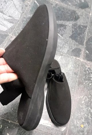 Sandalias negras para hombre