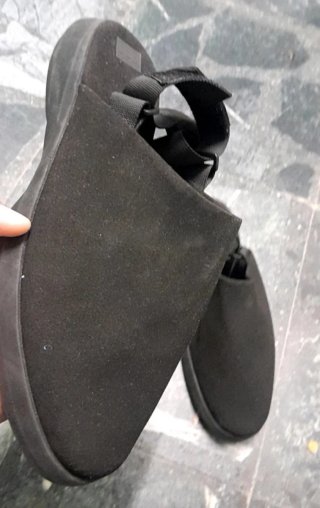 Sandalias negras para hombre