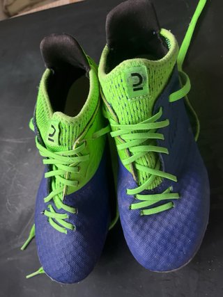 Botas de fútbol Kipsta niño talla 32