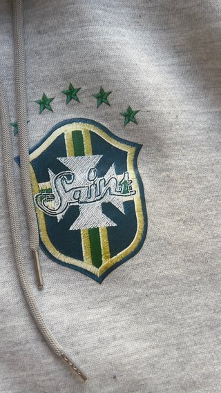 Sudadera Saints Mortels Gris y Verde