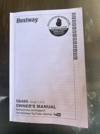 Depuradora Bestway 58486 Gris/Blanca