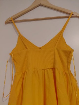 Vestido Zara Naranja/Amarillo