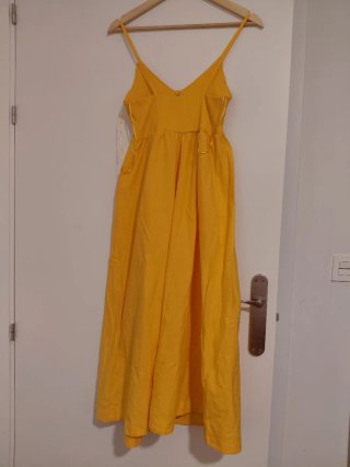 Vestido Zara Naranja/Amarillo