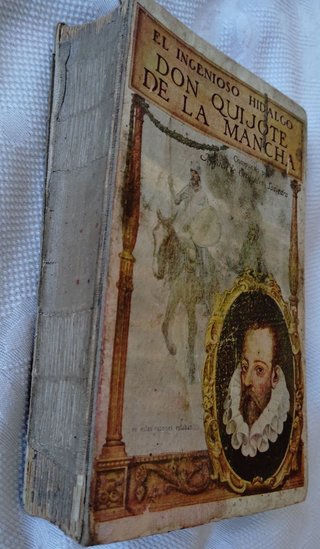 LIBRO ANTIGUO DON QUIJOTE DE LA MANCHA