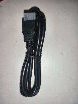 Cable HDMI Negro.  Cable sin estrenar. Longitud 1m
