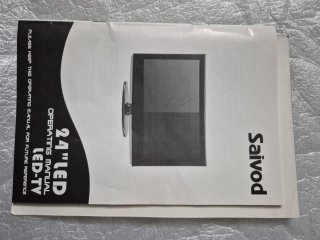 Televisor Negro- Monitor PC 24" 59cmx44cm