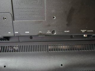 Televisor Negro- Monitor PC 24" 59cmx44cm