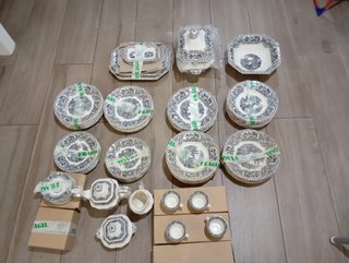 Vajilla La Cartuja de Sevilla Porcelana