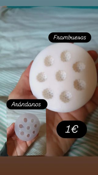 Molde Silicona Frambuesa/Arándano