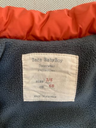 Zara Giacca Trapuntata Bimbo 3/6 Mesi