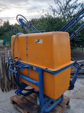 Solfatadora de tractor.