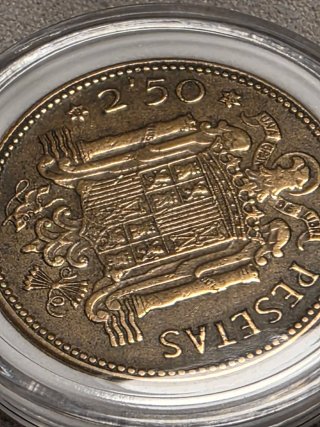 Moneda 2,5 Pesetas 1953 Estrella 56