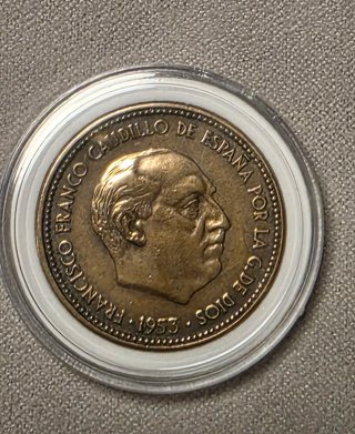 Moneda 2,5 Pesetas 1953 Estrella 56
