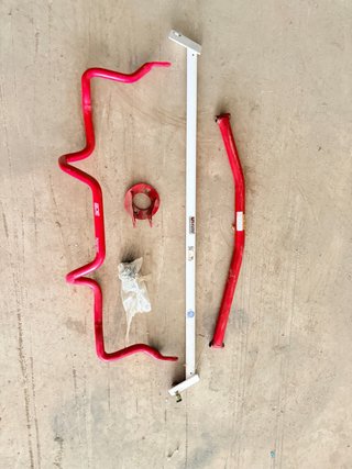 Barras estabilizadoras + soportes cinturones
