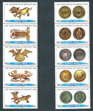 Sellos Costa Rica 2000