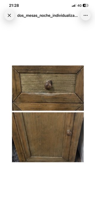 Mesitas de noche de madera