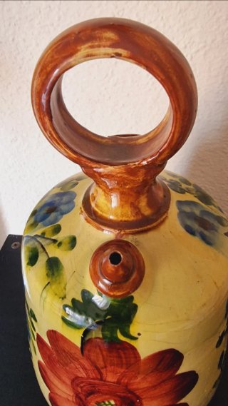 Botijo Cerámica Artesanal Pintado a Mano