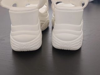 Sandalias blancas plataforma - talla 37