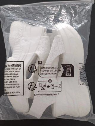Sandalias blancas plataforma - talla 37