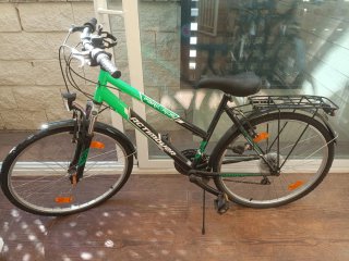 Bicicleta Paseo Mujer Verde ACTIMOVE