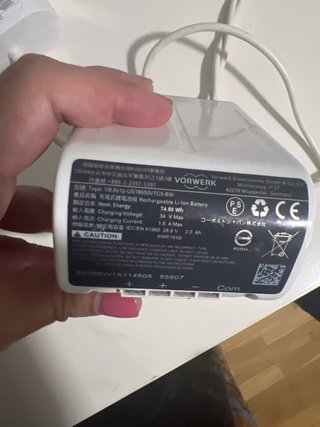 Batería y cargador Vorwerk Kobold VB100