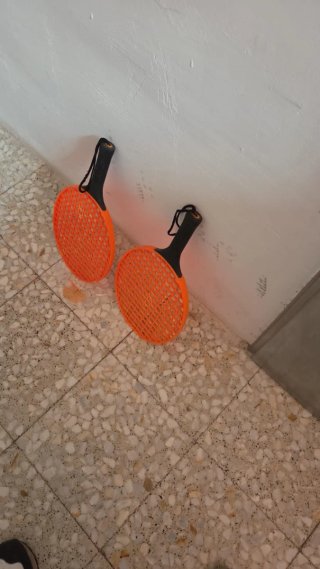 Raquetas naranjas