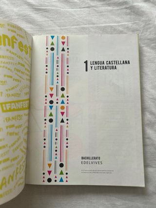 Lengua castellana y literatura 1 Bachillerato
