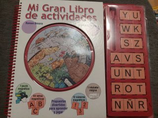 Mi gran libro de actividades - Letras magnéticas