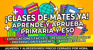Clases particulares de matemáticas
