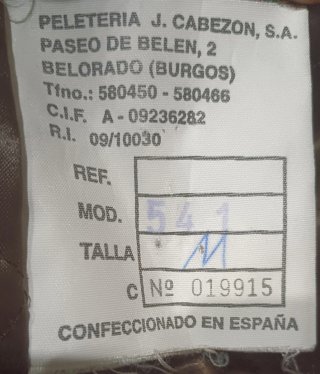 Chaquetón de ante ovino