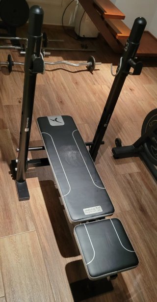 Banco de pesas musculación
