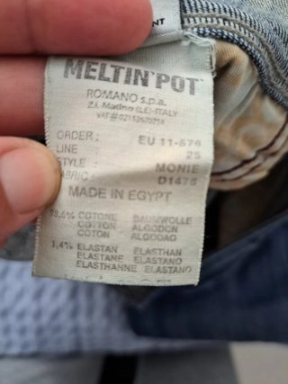 Meltin Pot Pantalone Donna Jeans Blu