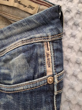 Meltin Pot Pantalone Donna Jeans Blu