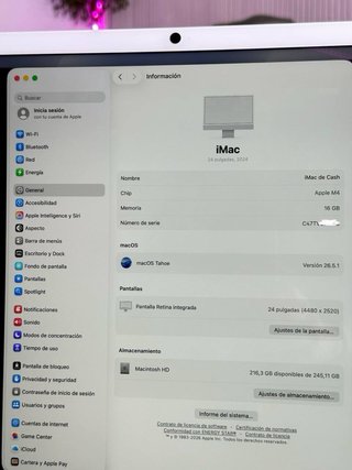 Imac M4 + Ticket