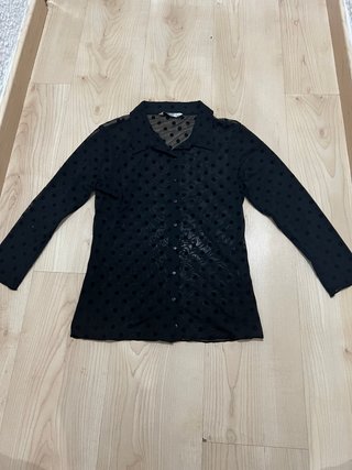 Blusa Transparente Stradivarius Lunares