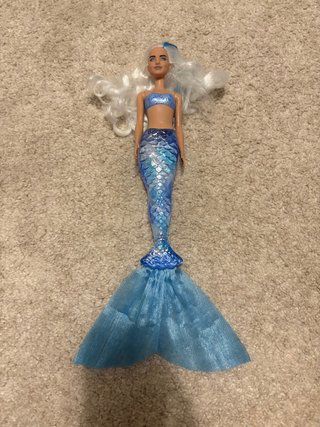 Lote Fantasía: Muñeca Sirena y Unicornio Morado
