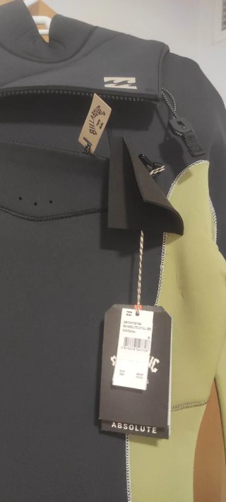 Traje neopreno Billabong negro/verde