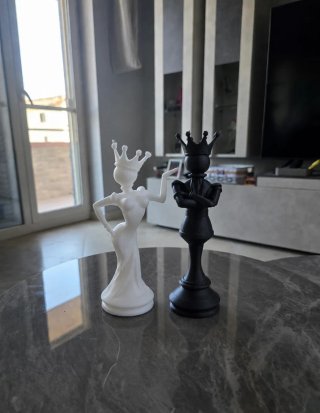 Re e Regina Scacchi 15 cm PLA