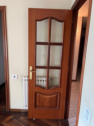 4 Puertas Madera y Cristal