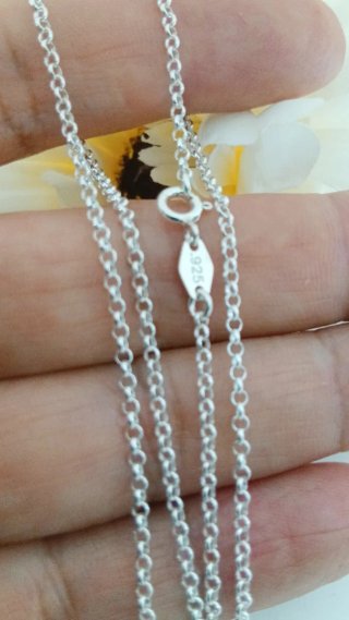 Cadena Rolón Plata 925 - 45 cm
