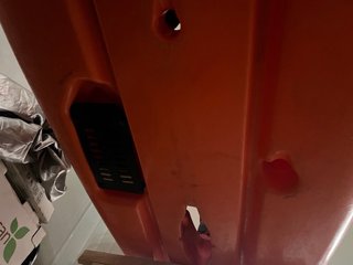 Kayak de pesca naranja